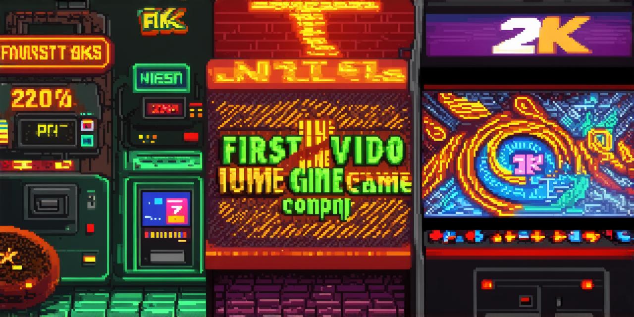 Who was the first video game company