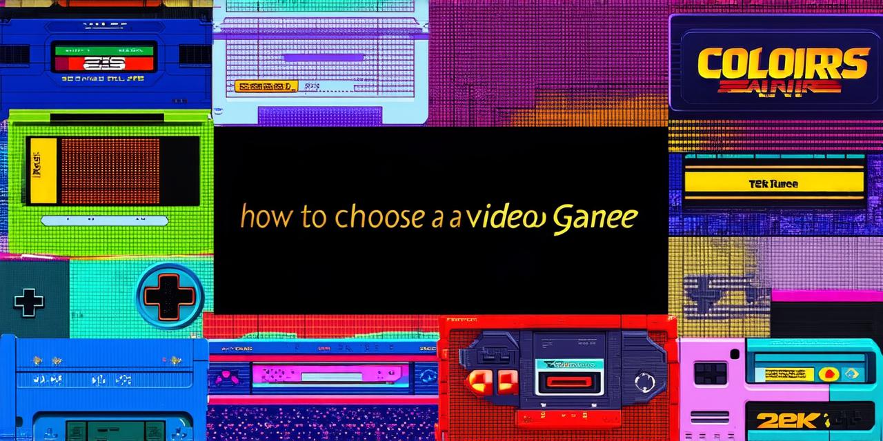 How to choose a video game