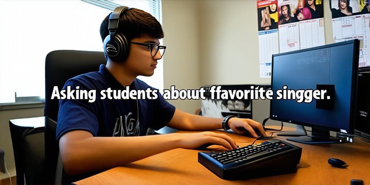 What can be gained by asking students about their favorite singer, video game, or holiday?